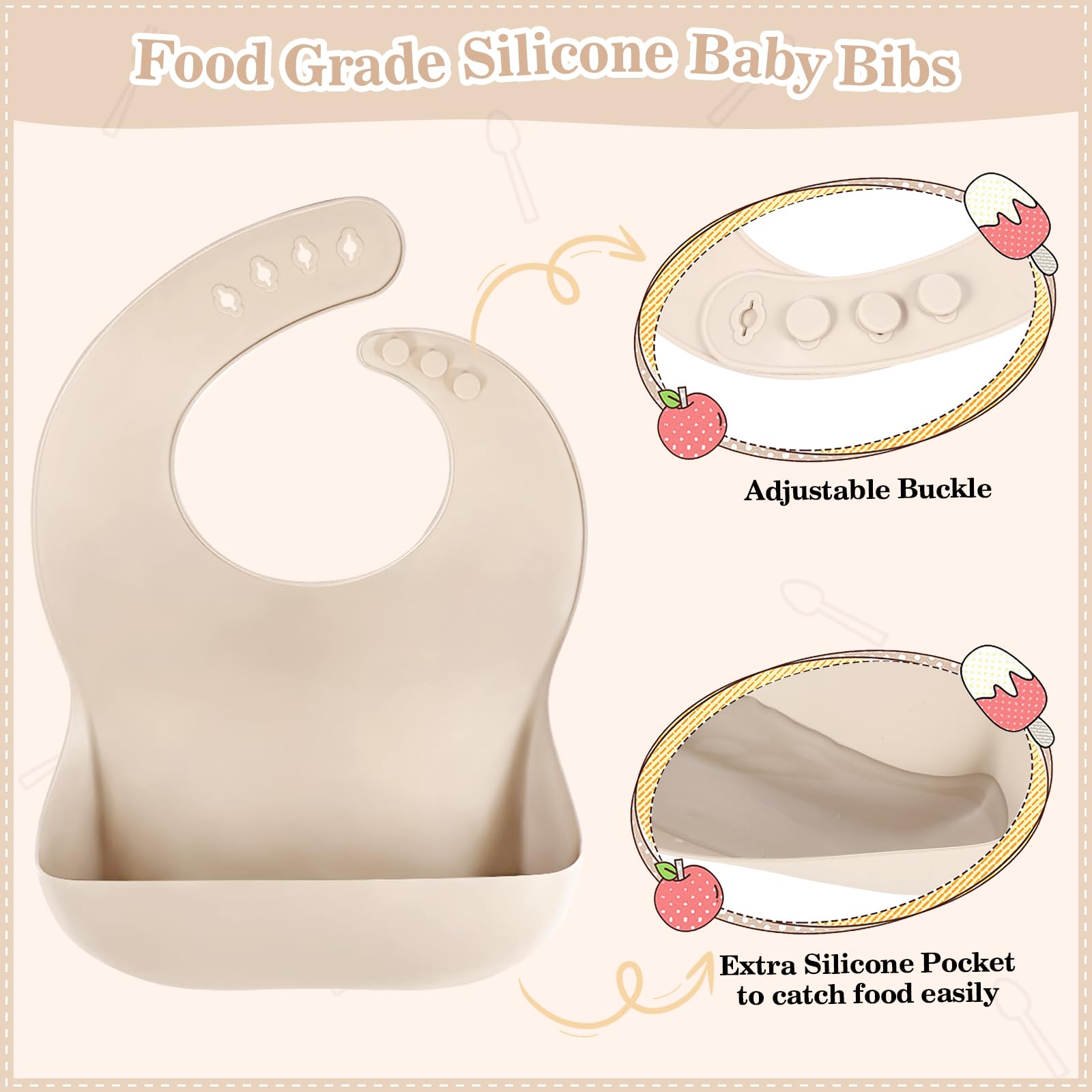 BXLL fruit feeder pacifier designed with soft silicone for safe chewing on fruits and veggies.