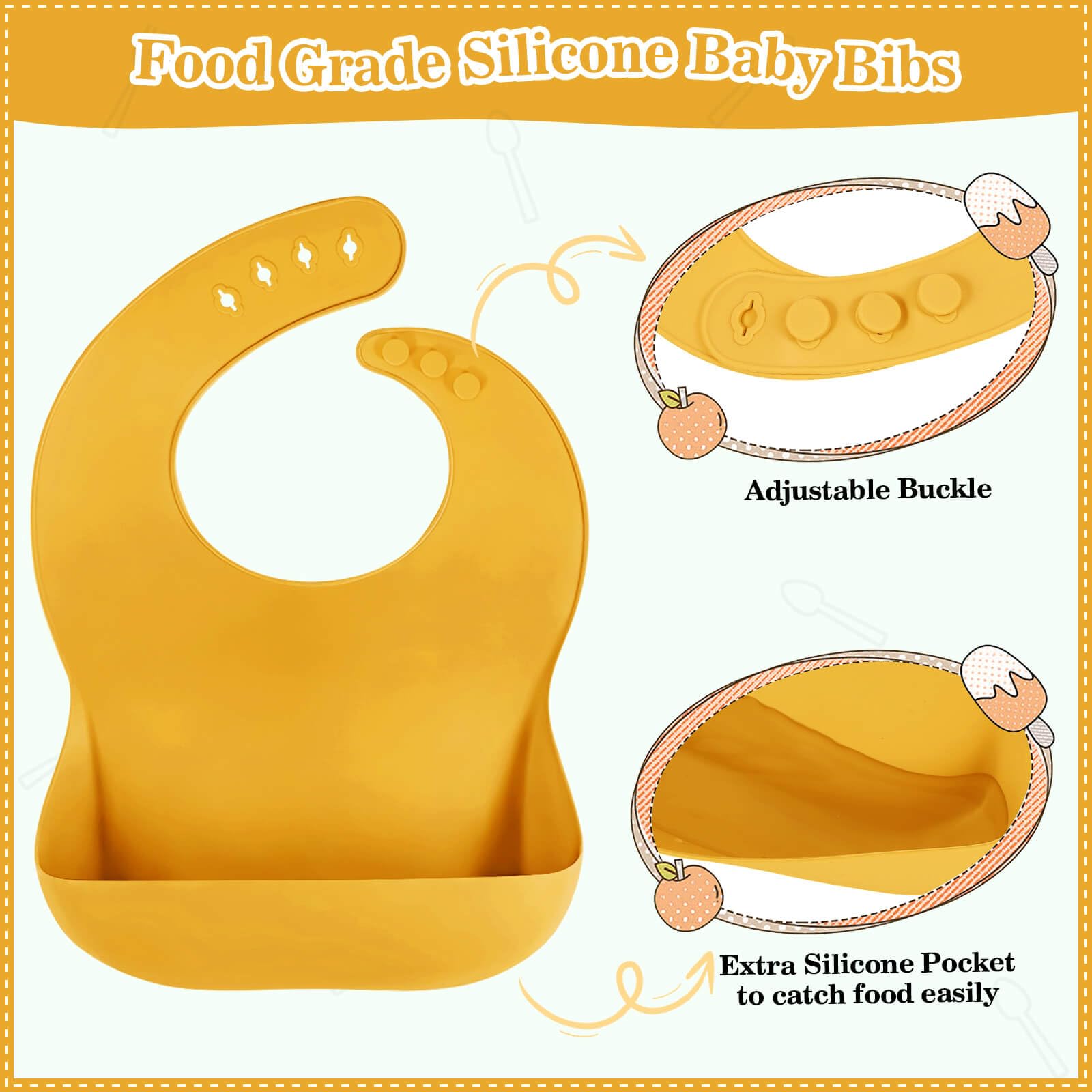 BXLL baby spoon and fork designed for tiny hands