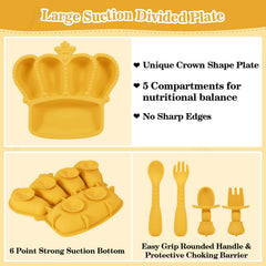 BXLL silicone bib with food catcher protecting clothes from messes