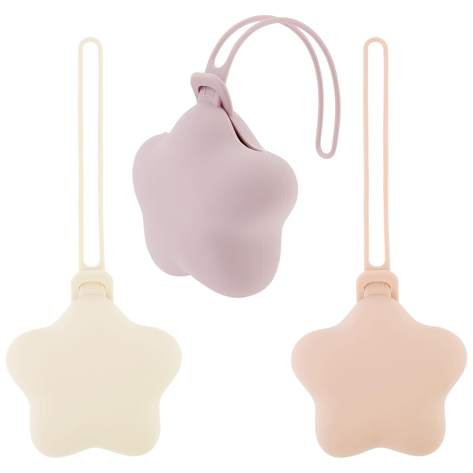 BXUYAOXMC pacifier holder case in rose protects pacifier on the go