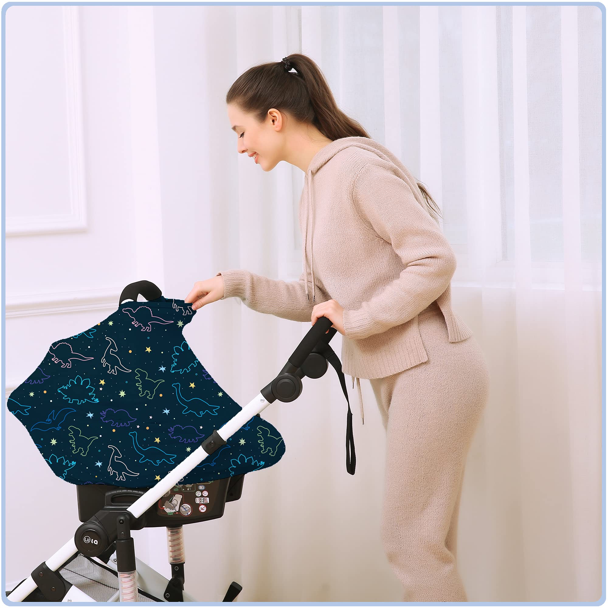 ByeBye Calorie breastfeeding cover provides privacy for feeding on the go.