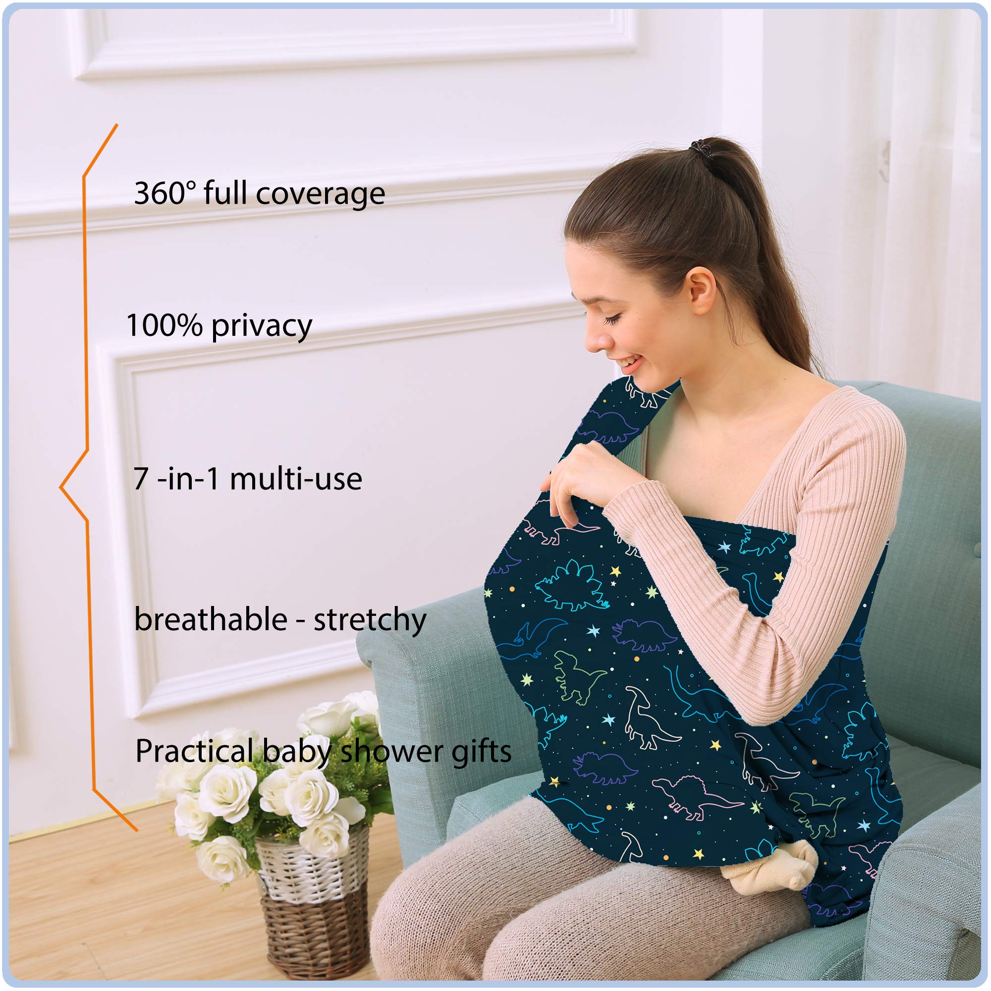 ByeBye Calorie stretchy soft fabric keeps baby comfortable during quick seat changes.