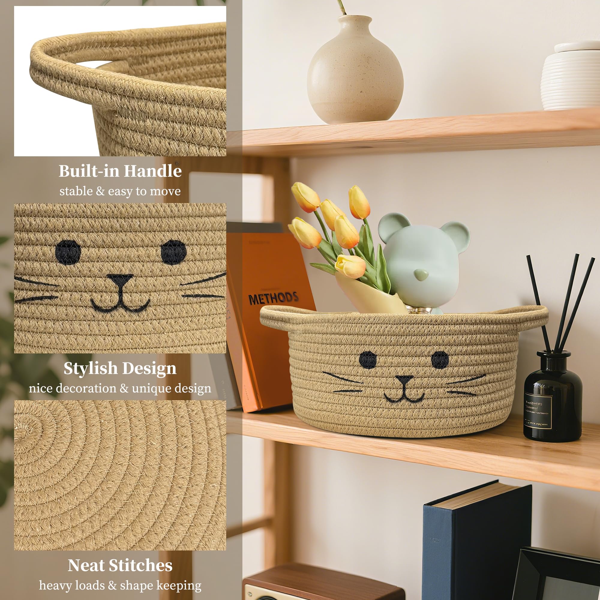BYLSSNUK cat toy basket gift-ready design, perfect for gifting occasions.