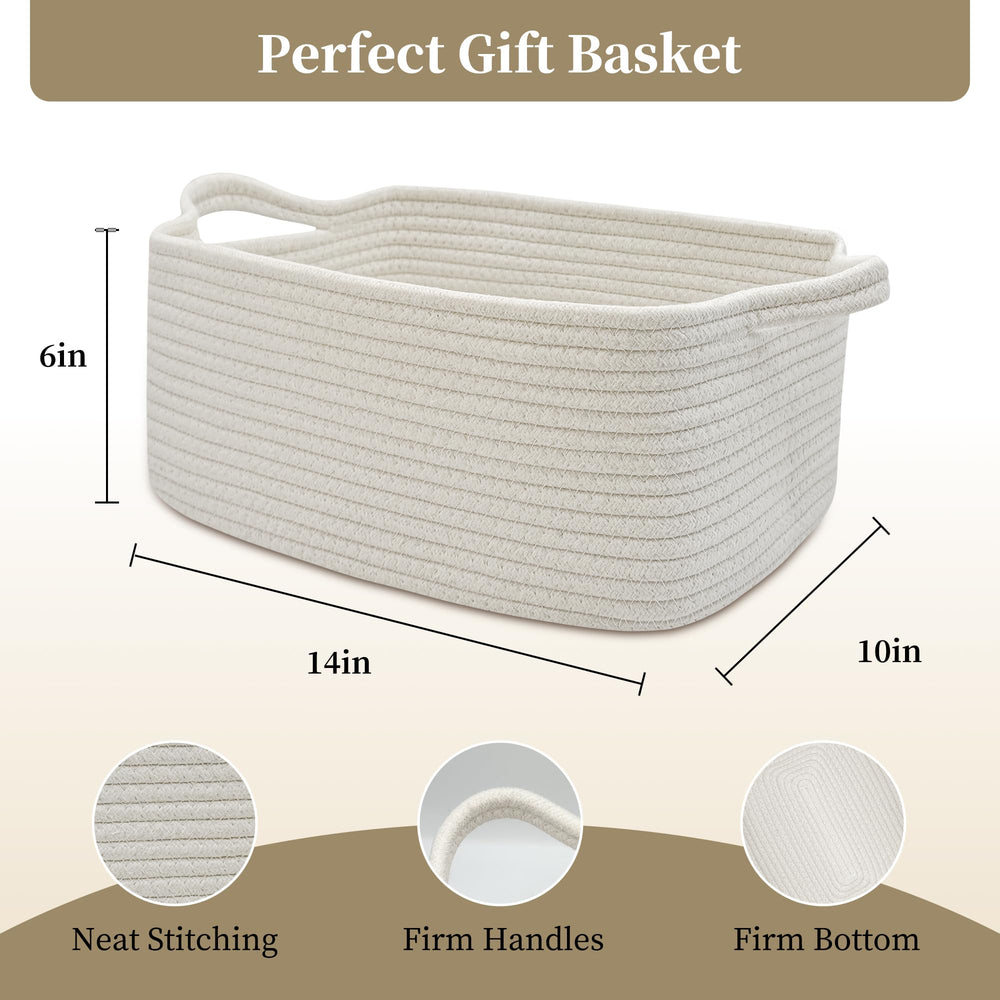 BYLSSNUK rope basket for toys in the nursery, compact storage solution