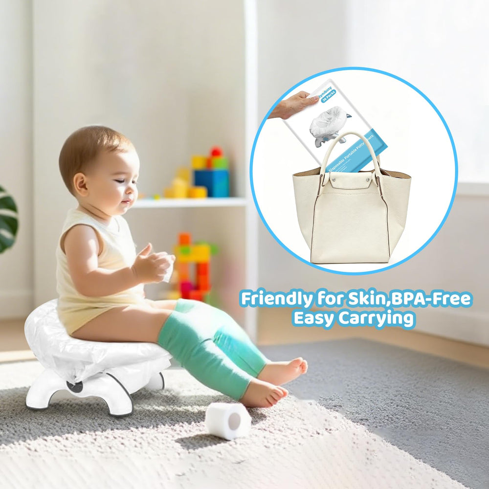 bynibiny easy-use multi-purpose bags open, attach, and tie for quick cleanup