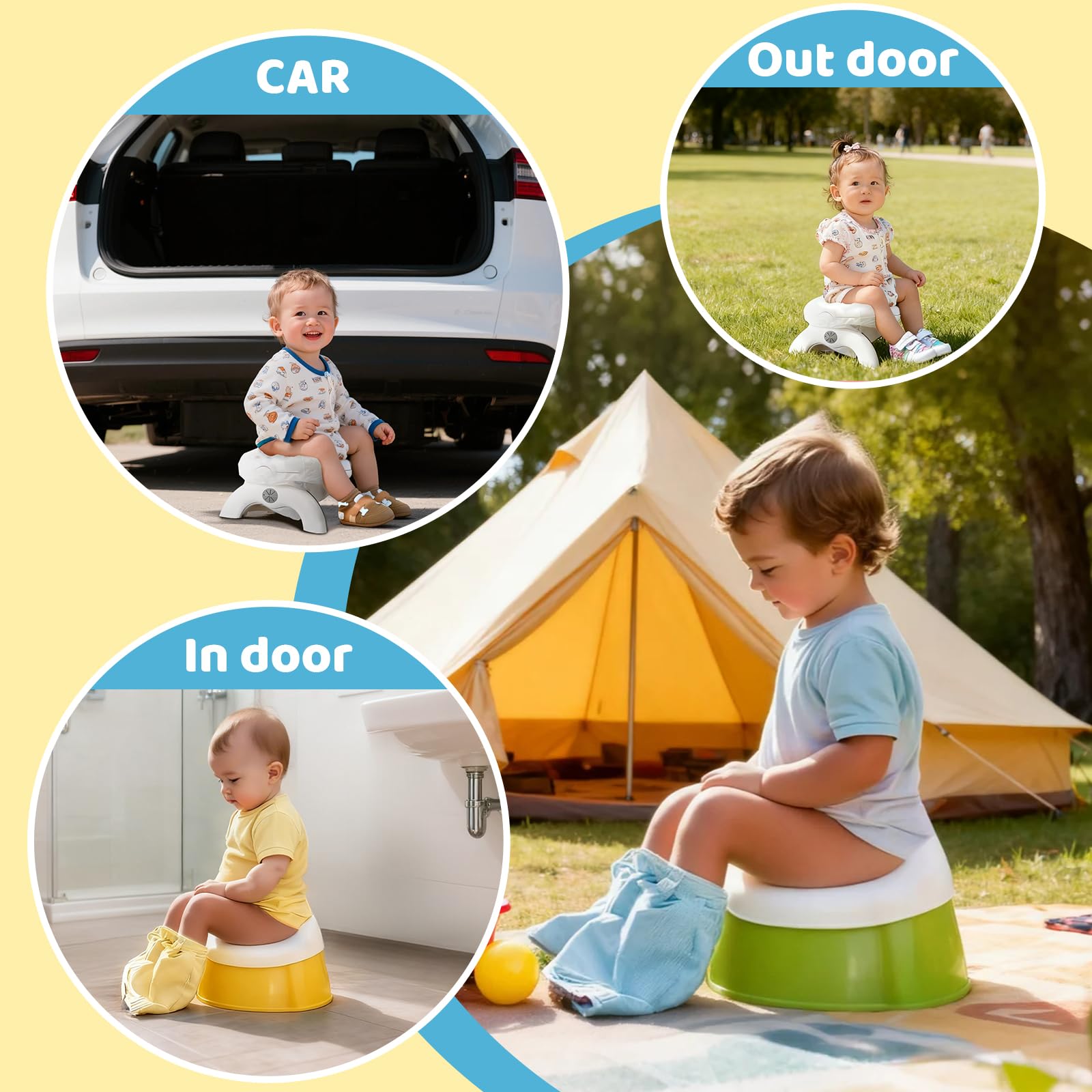 bynibiny emergency car potty bags ideal for on-the-go potty needs