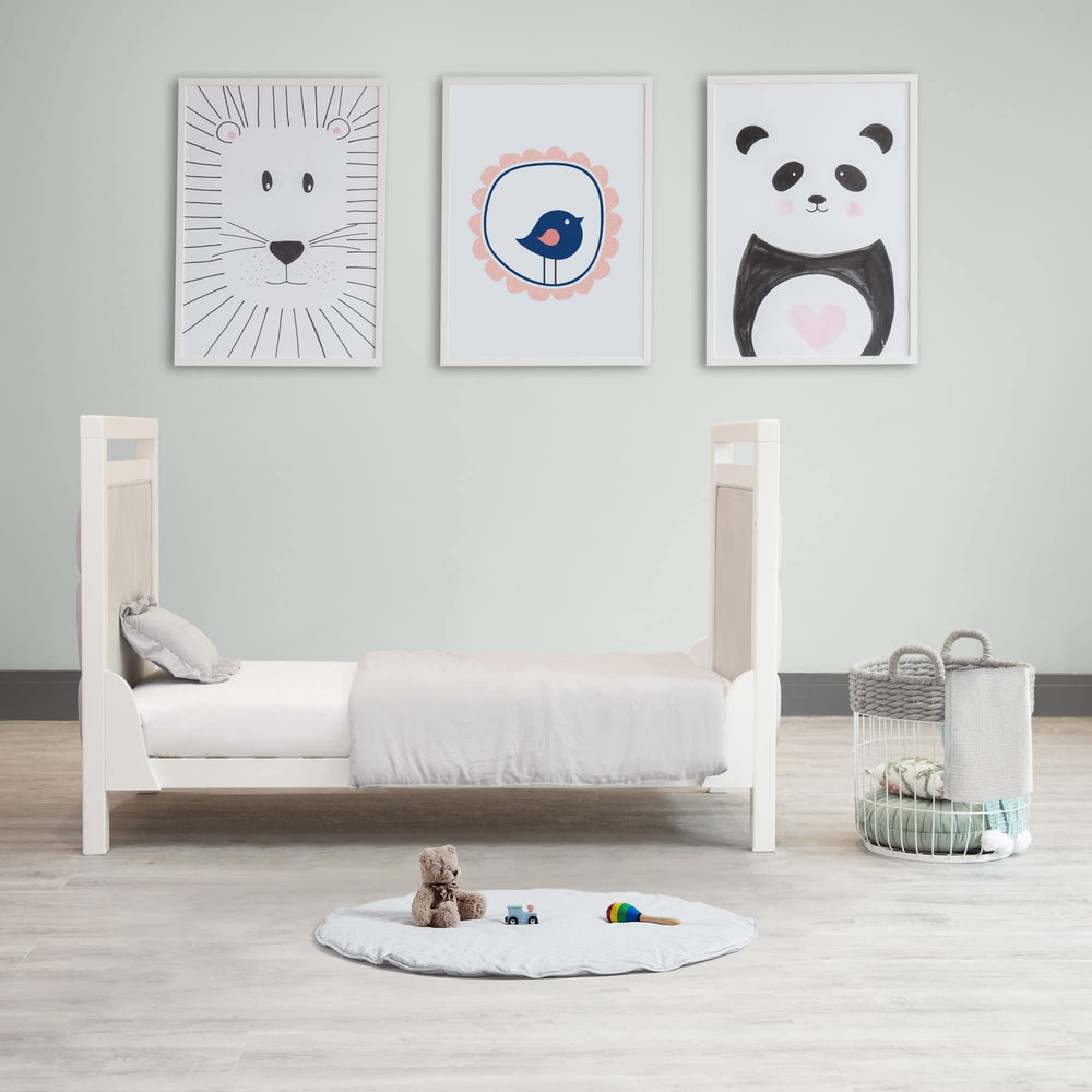 Byrd & Blume Organic Cotton Play Mat folded for compact storage and travel.