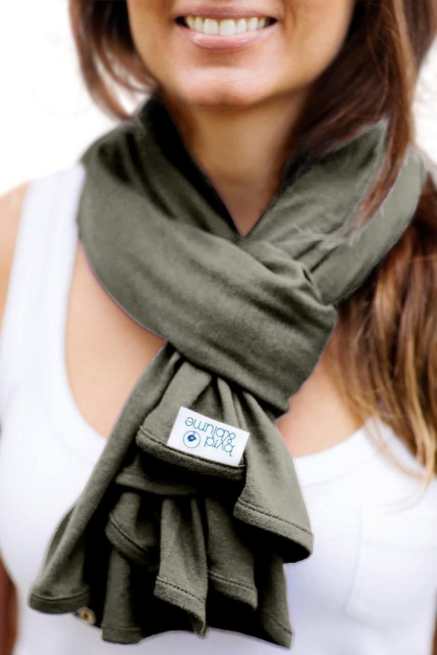 Byrd & Blume olive cover makes a thoughtful baby shower gift