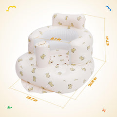 BZVQLO portable floor seat deflated for compact travel and storage