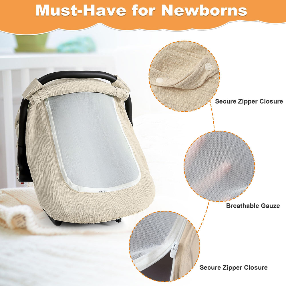 C COMCROSFLY Wheat cover with sun and bug protection for outdoor use