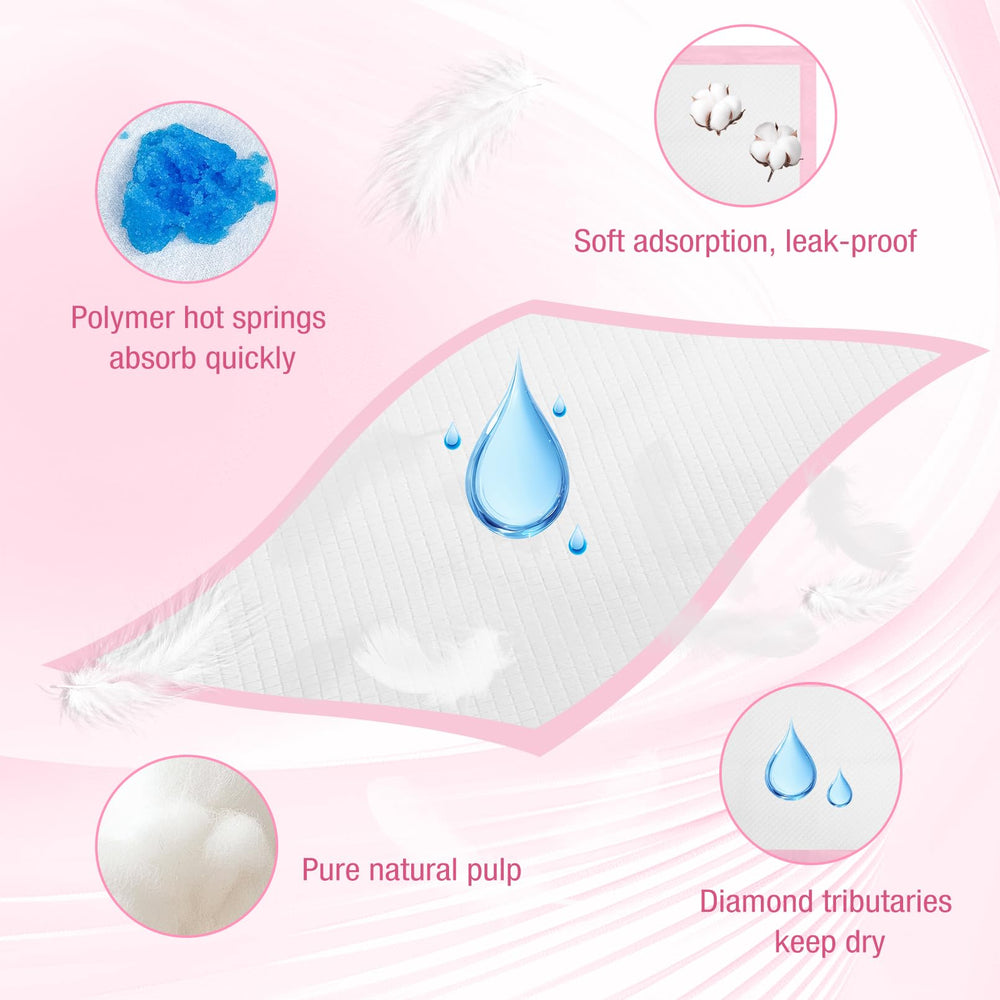Cabaubl waterproof-bottom pad protects sheets.