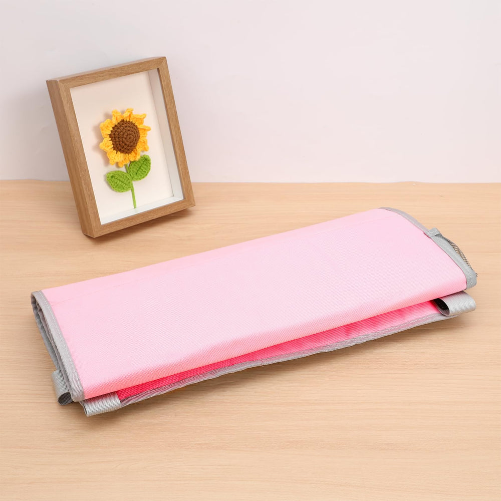 Cabilock foldable extender for family travel on airplane.