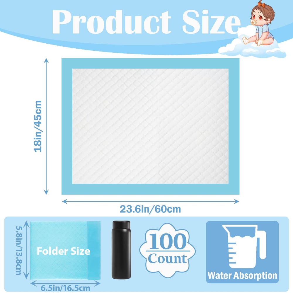CACASO 18x24-inch changing pad laid flat for full coverage