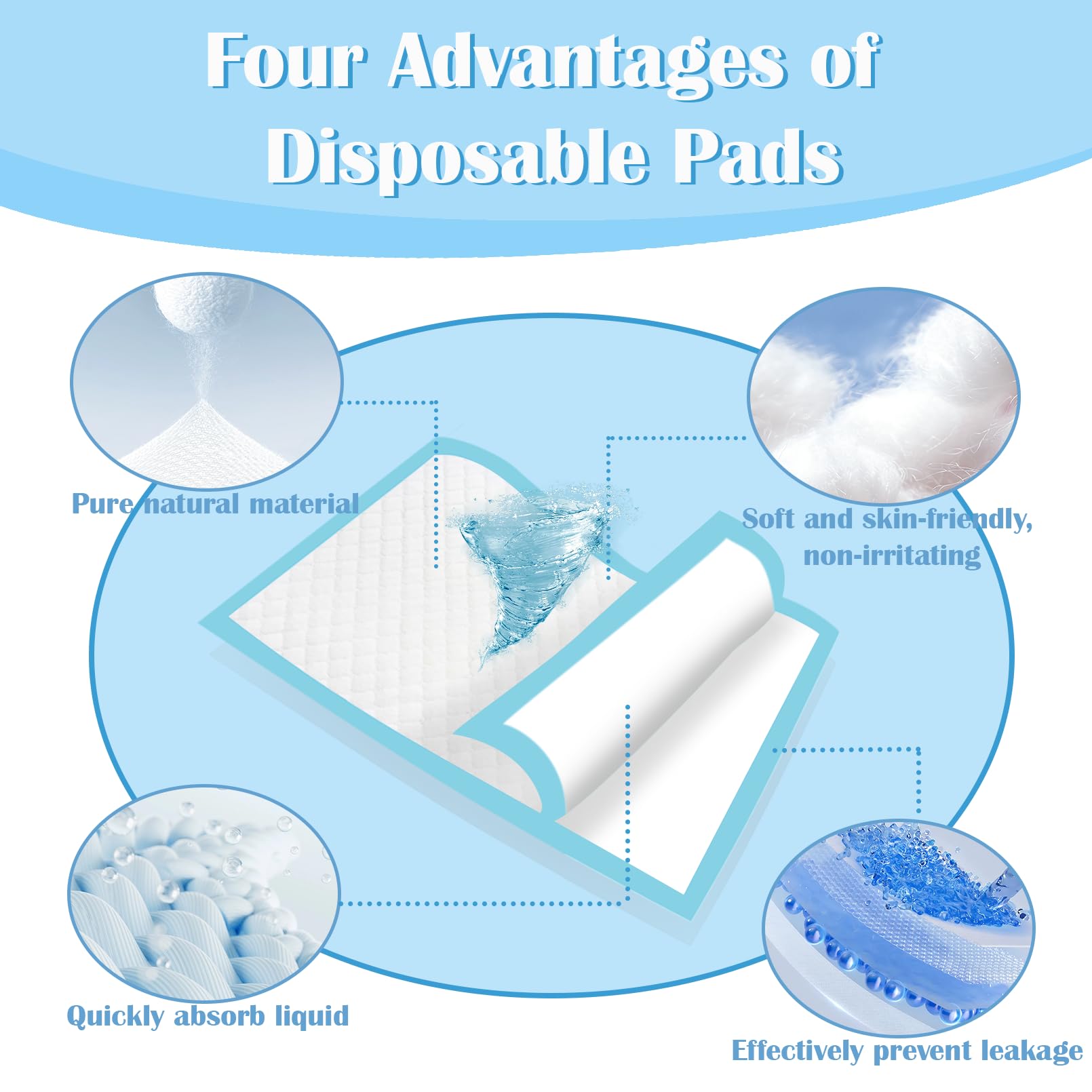 CACASO waterproof bottom film prevents leaks during changes