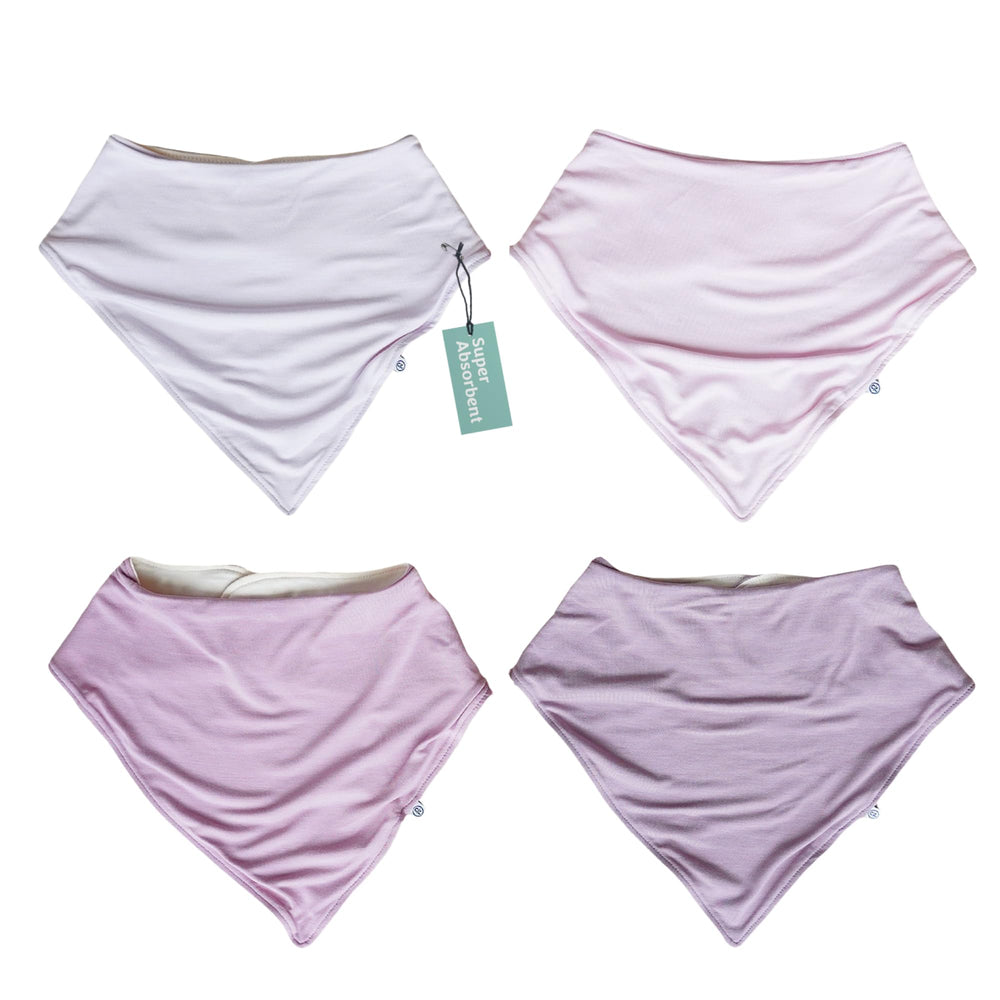 Caden Lane Bandana Bibs offer absorbent softness for drool and spills.