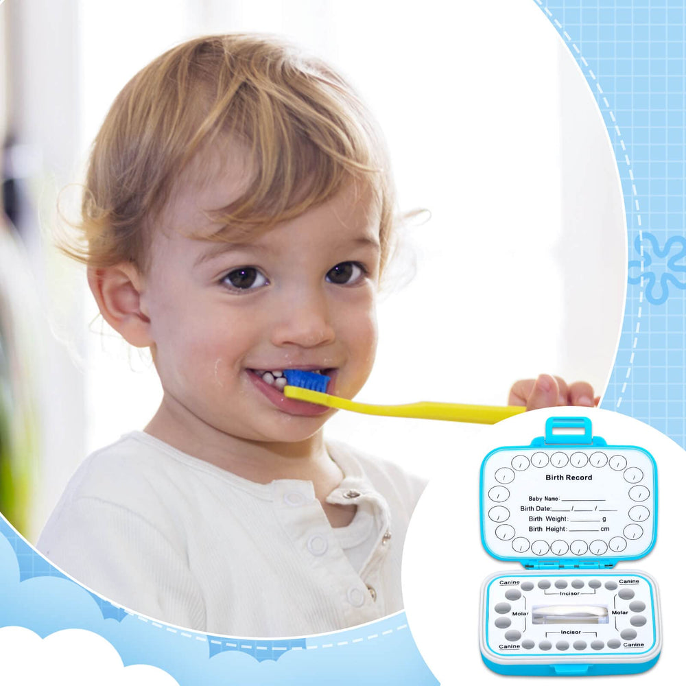 Caffox closeup of EVA lining shows gentle, protective padding for baby teeth.