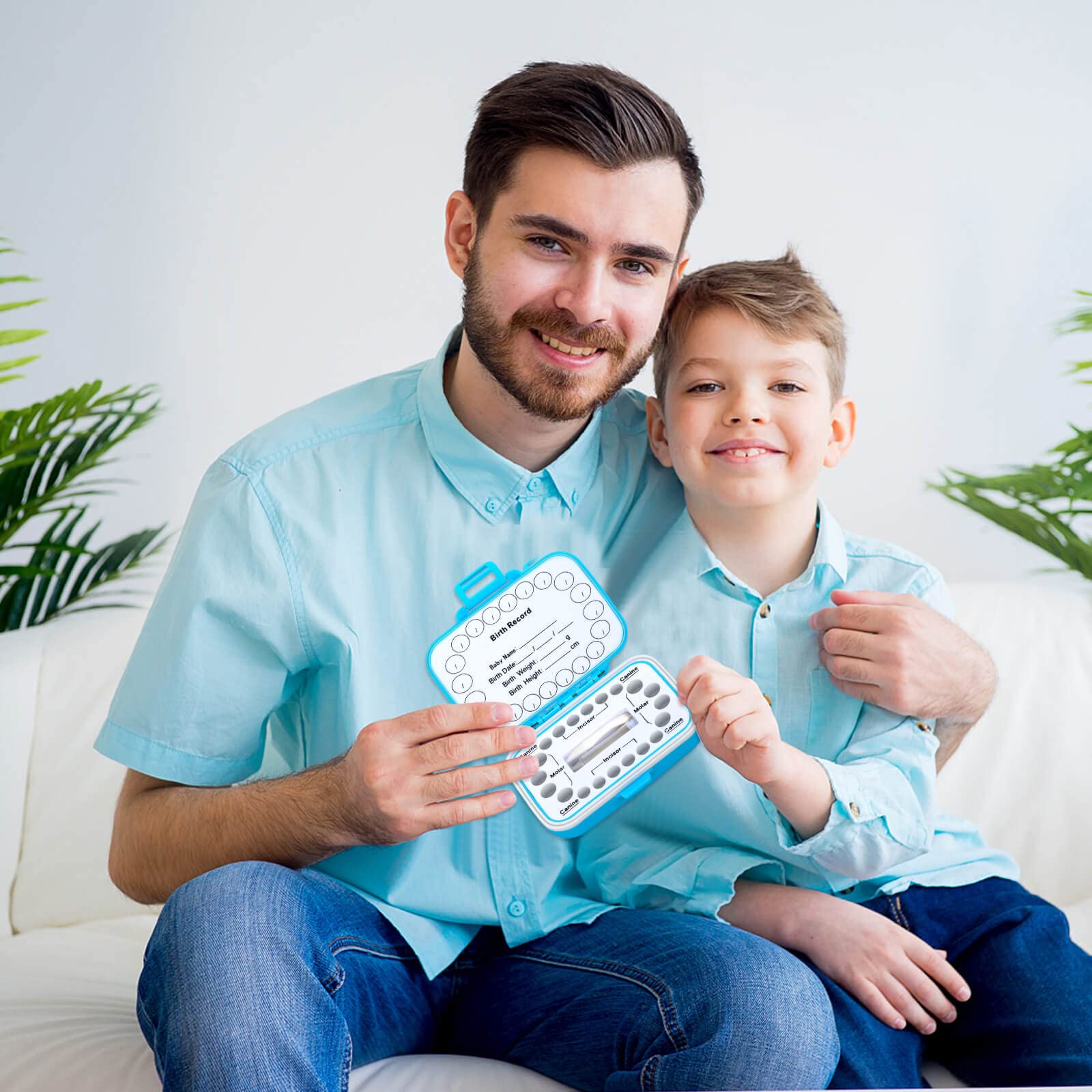 Caffox first-tooth gift packaging presents a thoughtful keepsake option for kids.