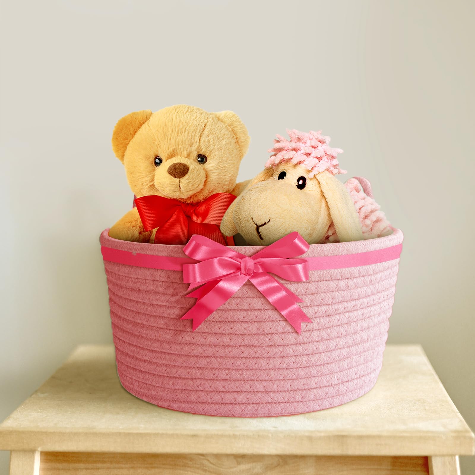 Cafshion nursery decorative bin adds charm while organizing items
