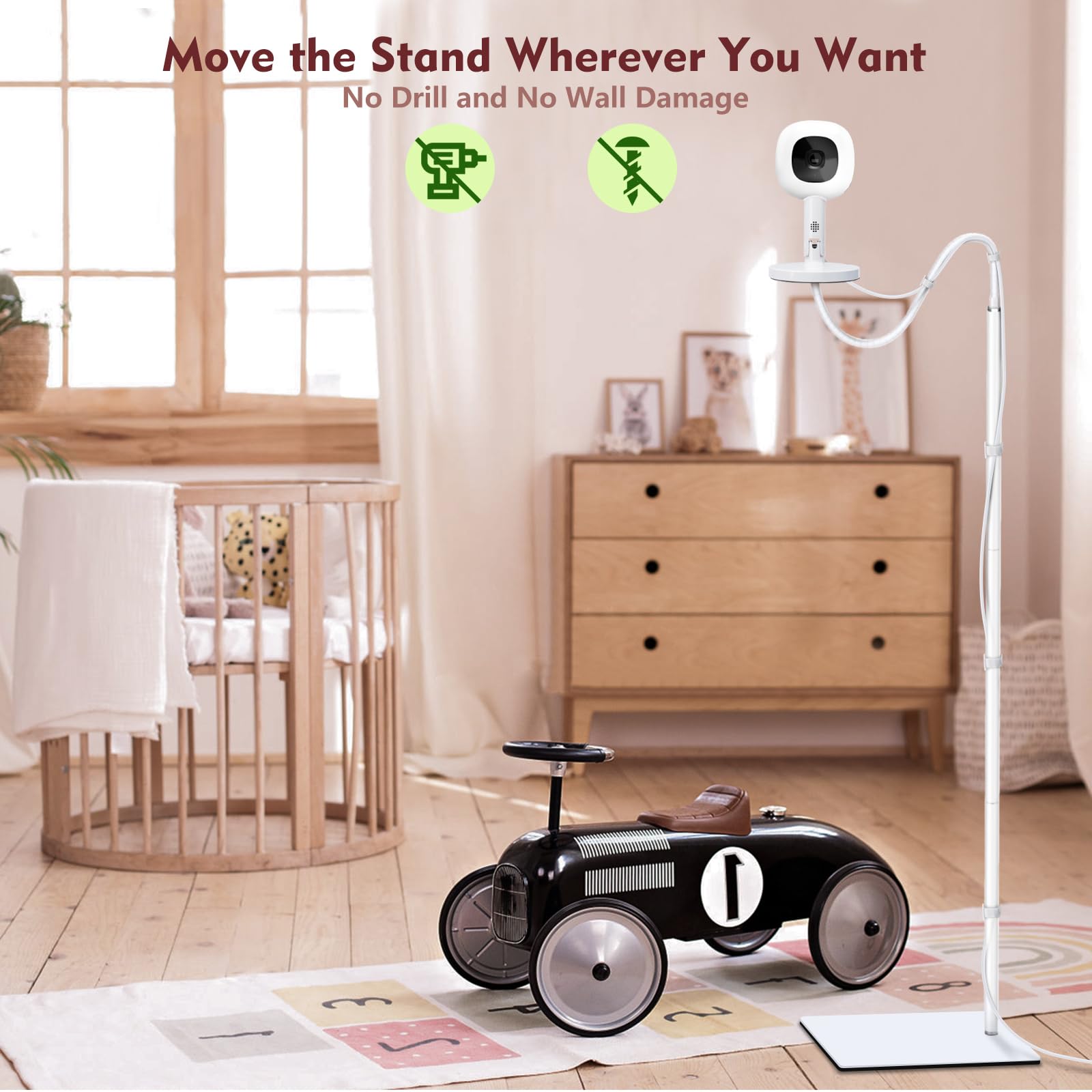 CaGuan easy-install floor stand saves time with quick setup