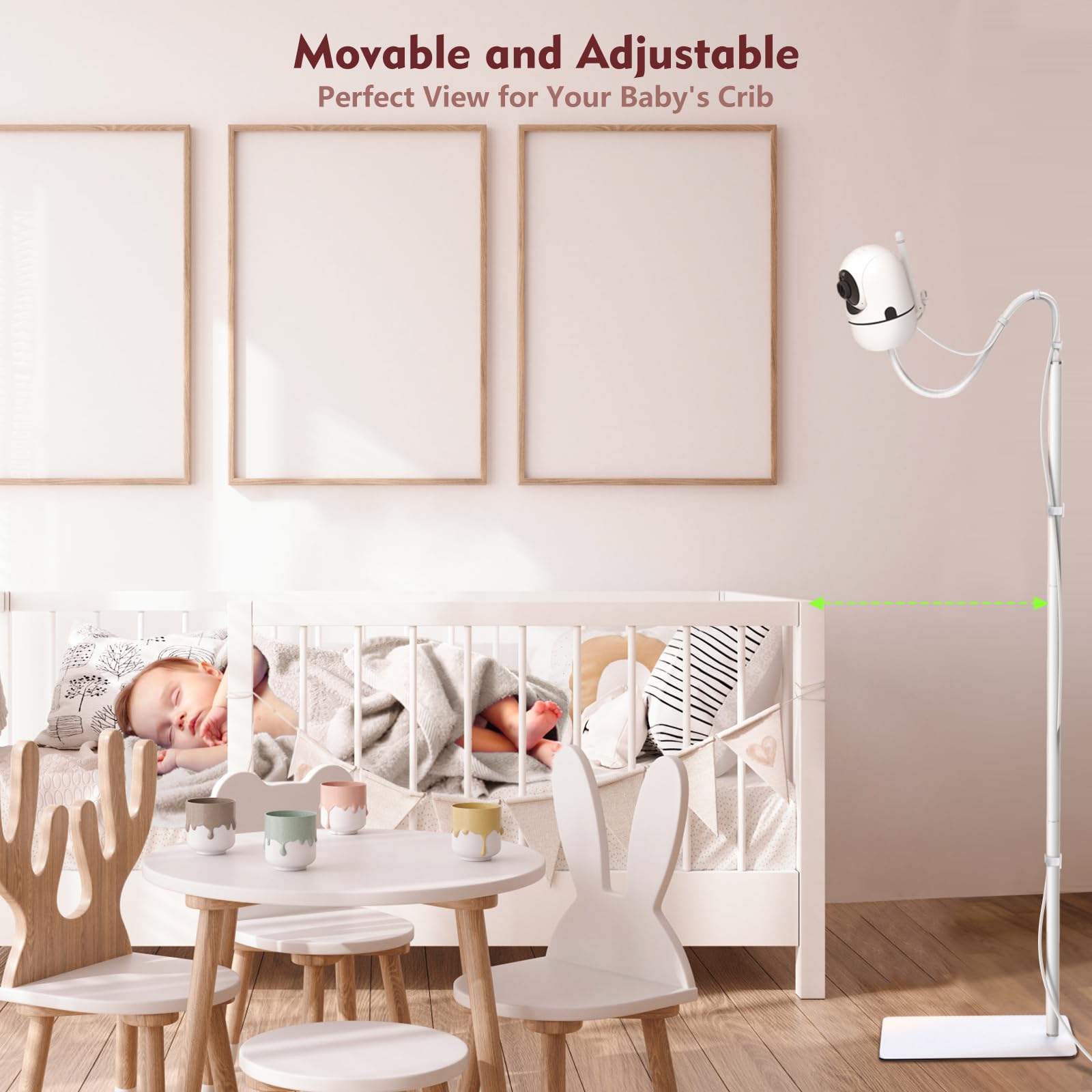 CaGuan sleek design adds style to the nursery without bulk