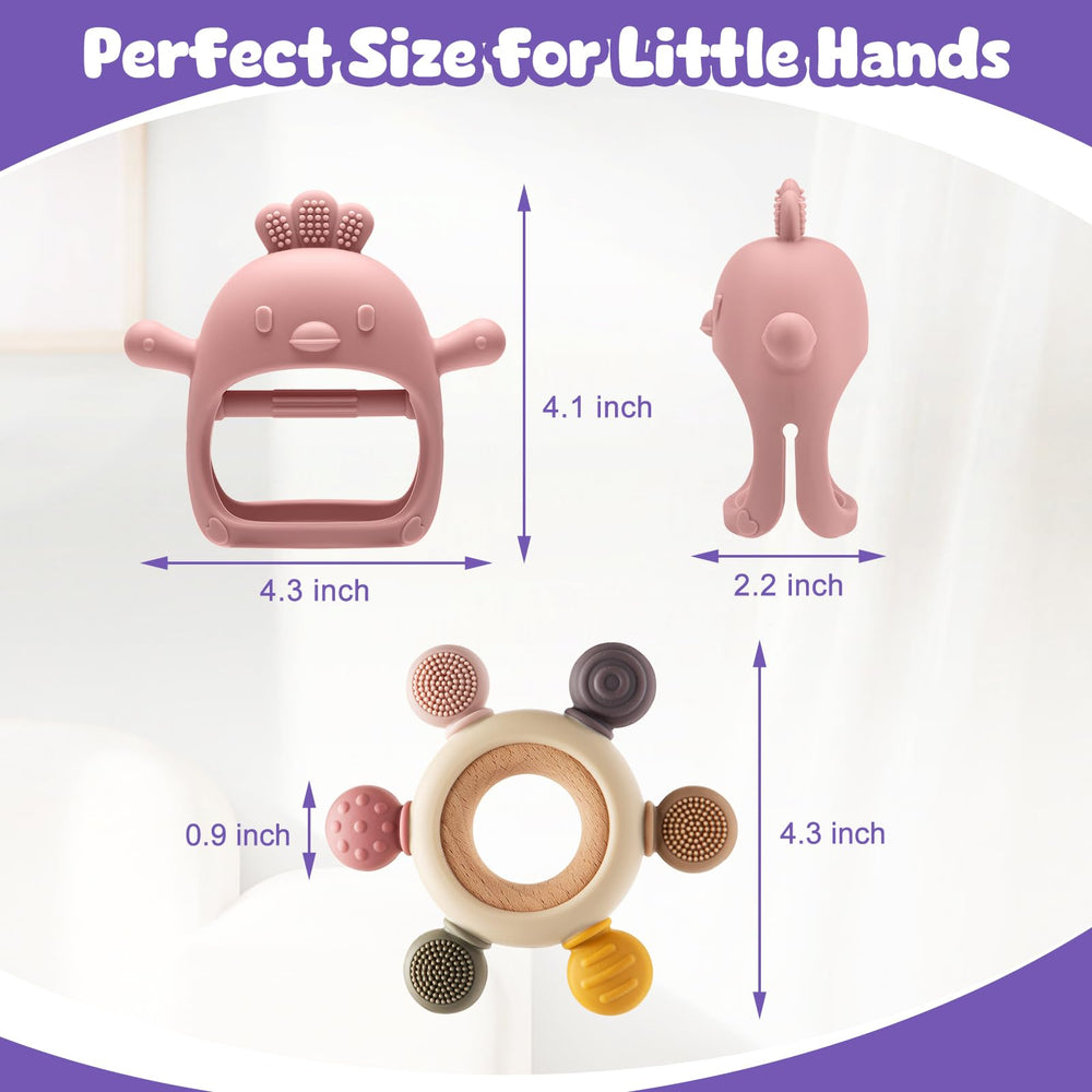 CAHILON baby teething toy packaging illustrating gift-ready presentation.