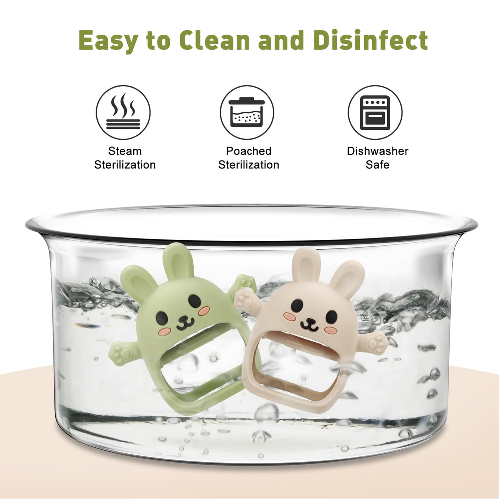 CAHILON BPA-free, phthalate-free silicone supports safe chewing.