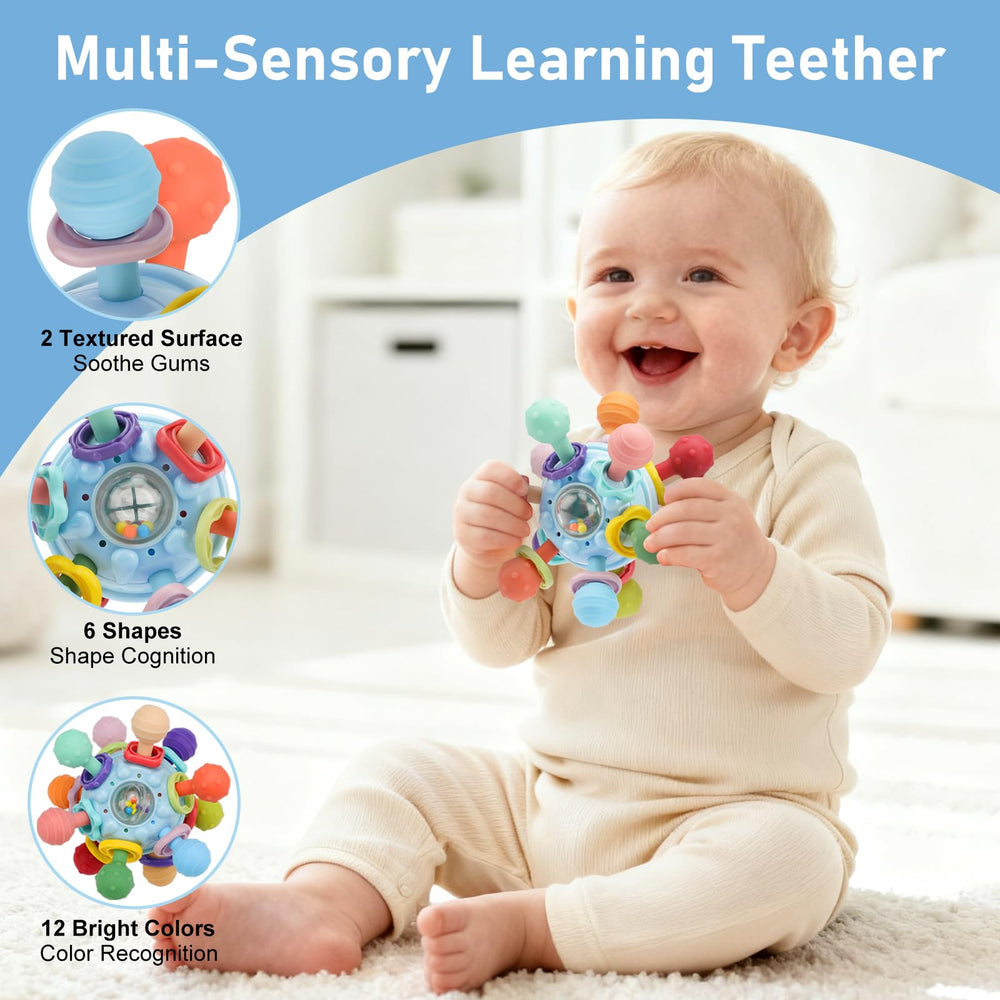 CAHILON teether is heat-resistant and easy to sterilize for hygienic use