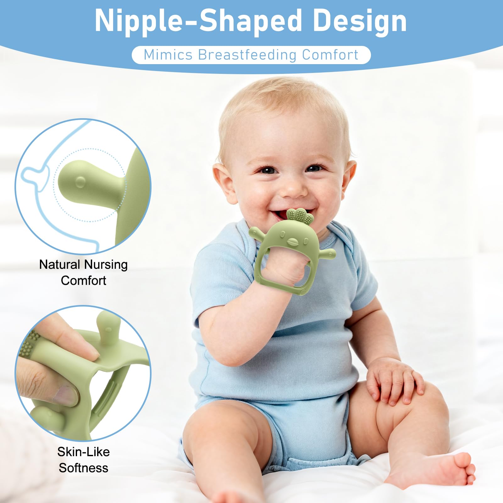 CAHILON teether gift set perfect for newborns and baby showers
