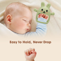 CAHILON soft silicone baby teether offers safe chewing