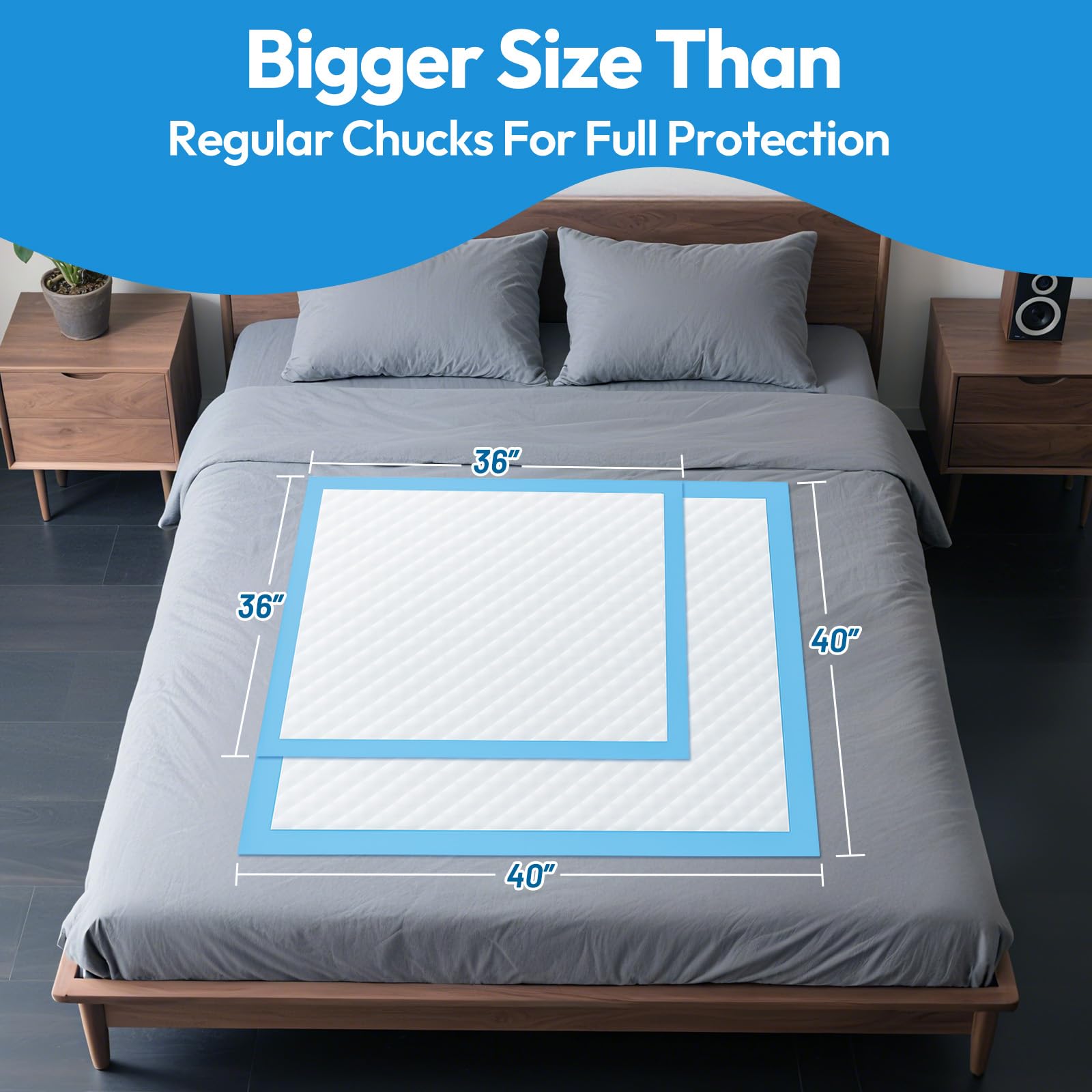 CAHUDIKIC soft breathable top layer promotes comfortable skin contact