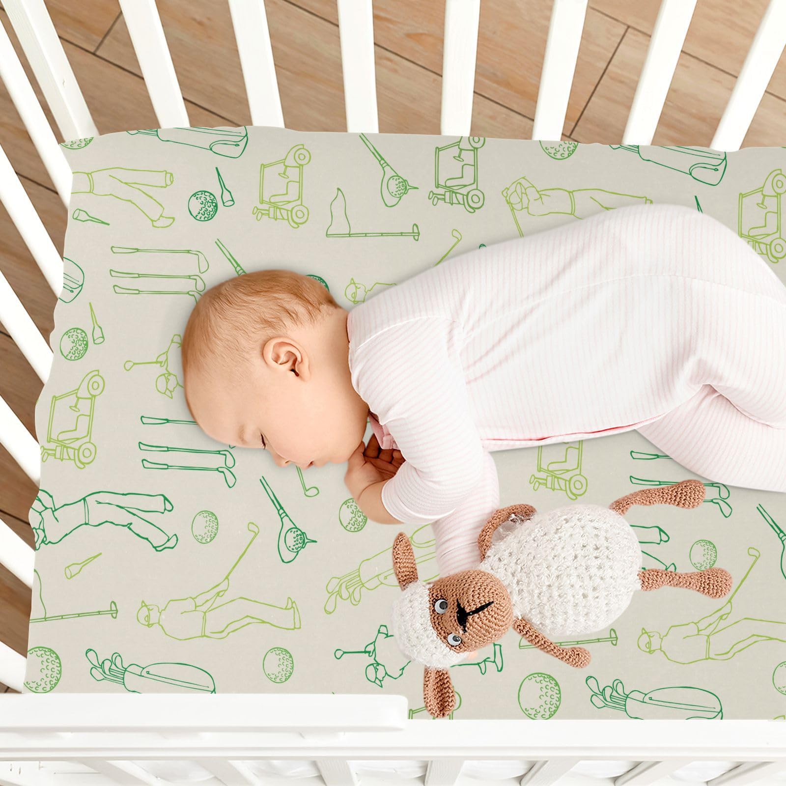 Caihoyu crib sheet makes a thoughtful gift for baby showers.