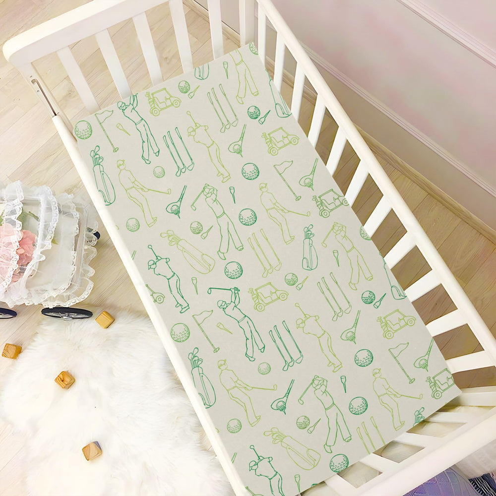 Caihoyu crib sheet is machine washable for easy cleanup.