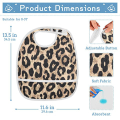 Caikeny baby bib with soft terry back for sensitive skin and comfort.