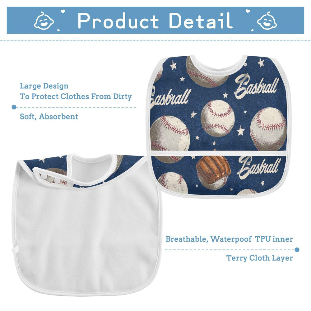 Caikeny bib includes TPU waterproof middle layer to help stay dry