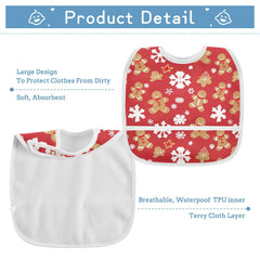 Caikeny bib features TPU waterproof middle layer to help prevent leaks