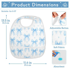 Caikeny bib back strap with three snaps for secure adjustable fit