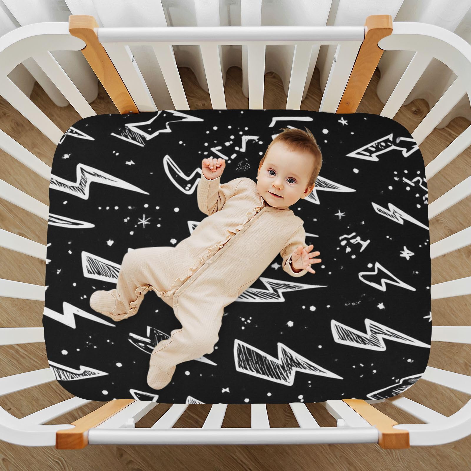Caikeny breathable baby sheet keeps little one comfortable