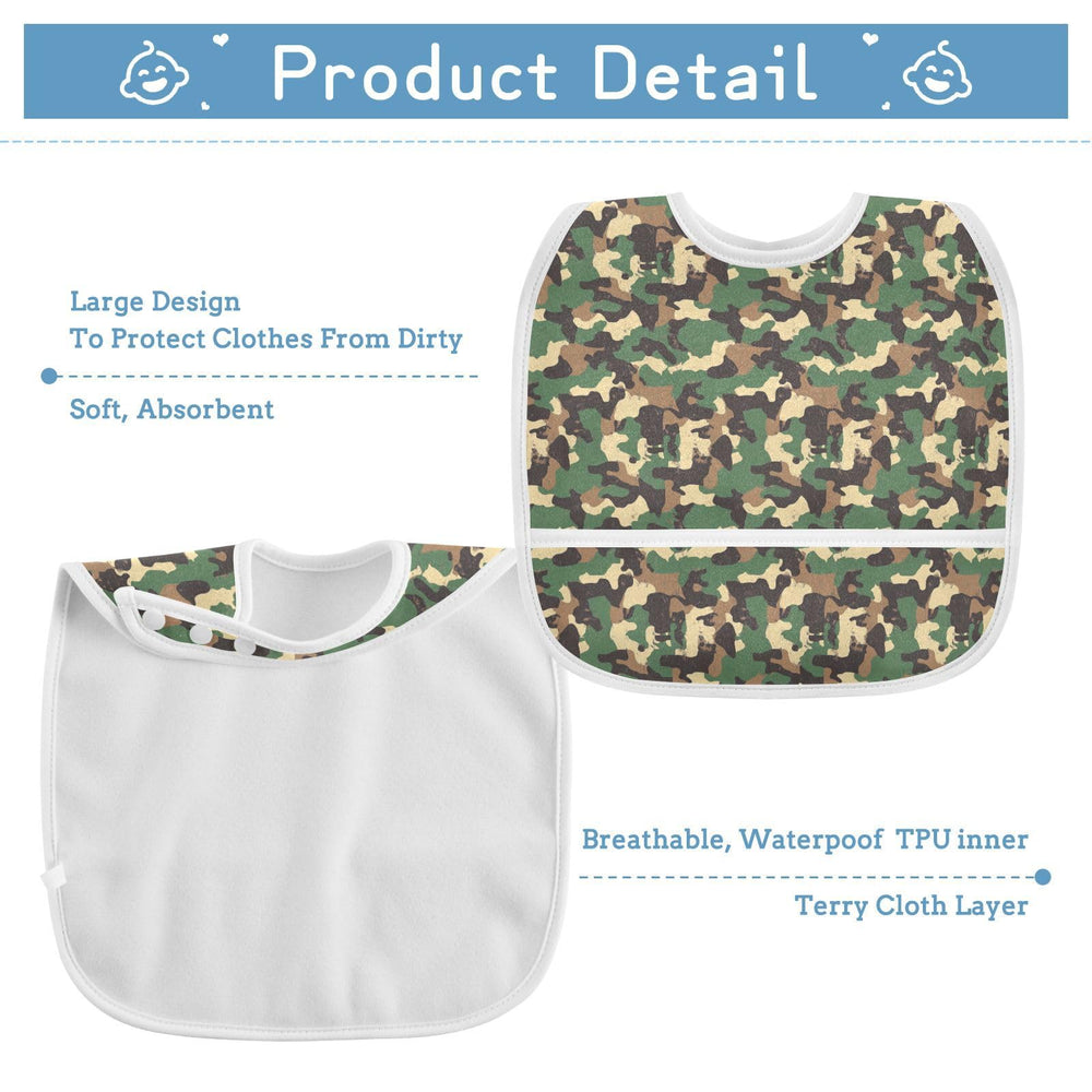 Caikeny bib with TPU middle layer stays dry while feeding.
