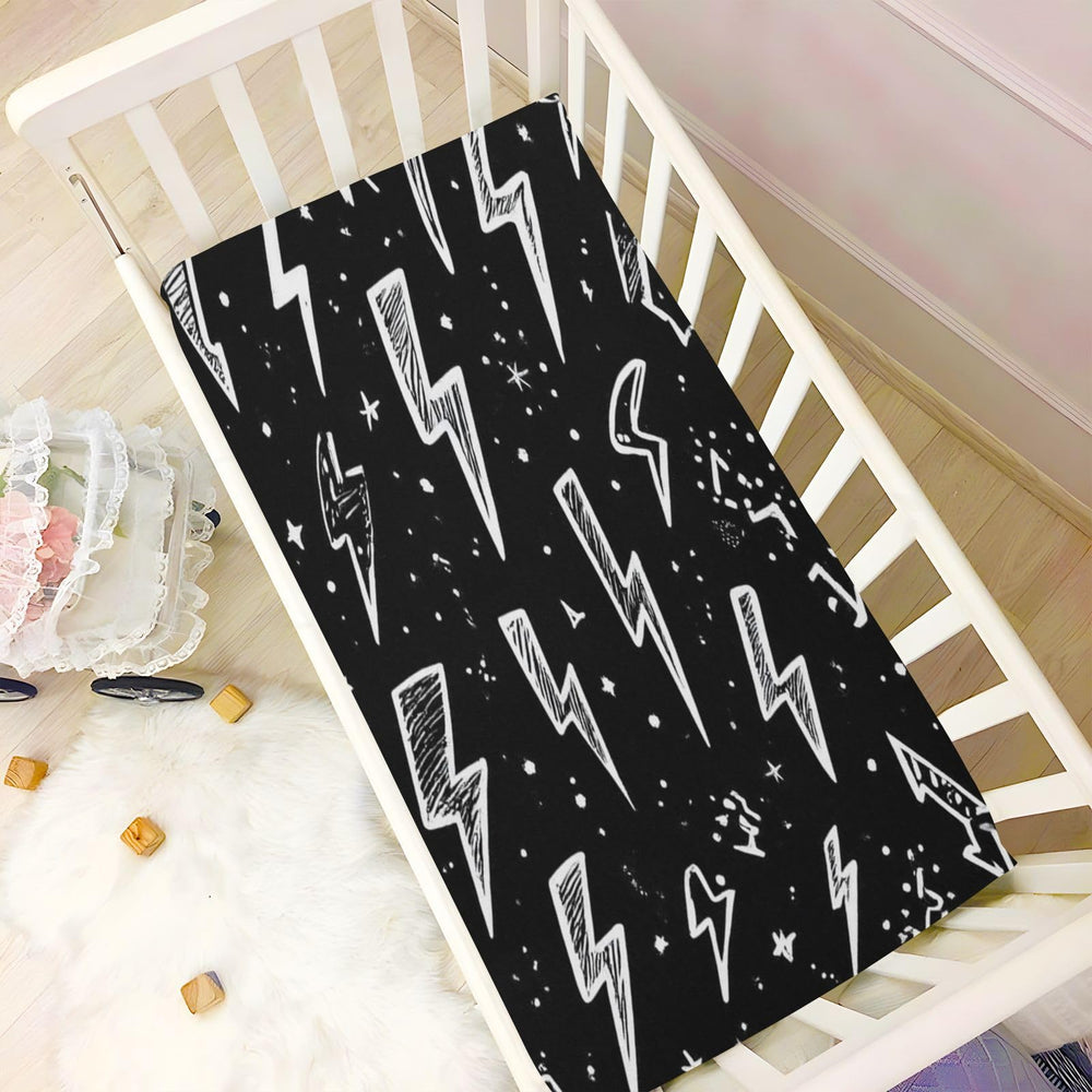 Caikeny soft playard sheet in stretch fabric for quick changes