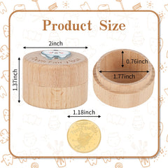 Caiumai Tooth Fairy coin inside box offers a sparkling surprise for kids