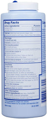 Caldesene baby powder being poured for quick, gentle application