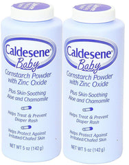 Caldesene baby powder pack-2 front view for diaper care