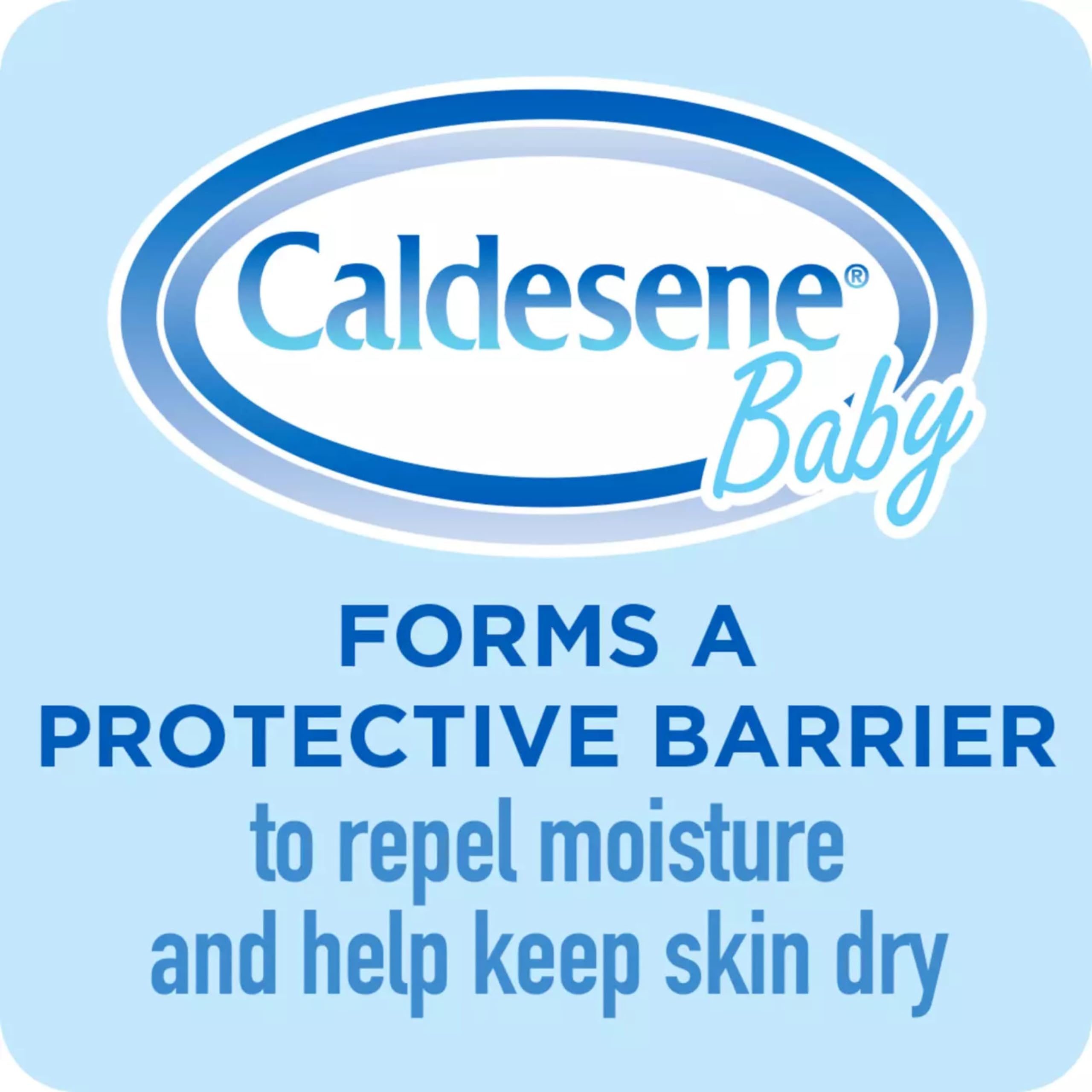 Caldesene bottle close-up showing even-dispense powder for everyday use.