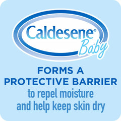 Caldesene bottle close-up showing even-dispense powder for everyday use.
