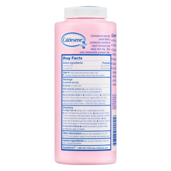 Caldesene diaper rash prevention barrier helps keep sensitive areas dry