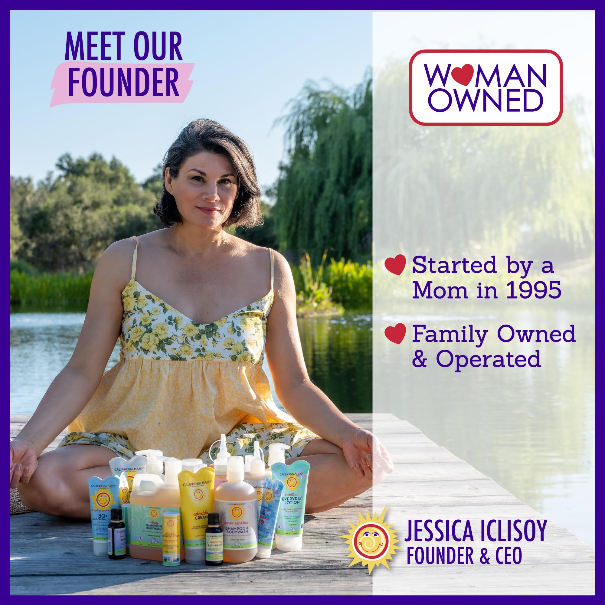 California Baby 170 gram bottle for face and body.