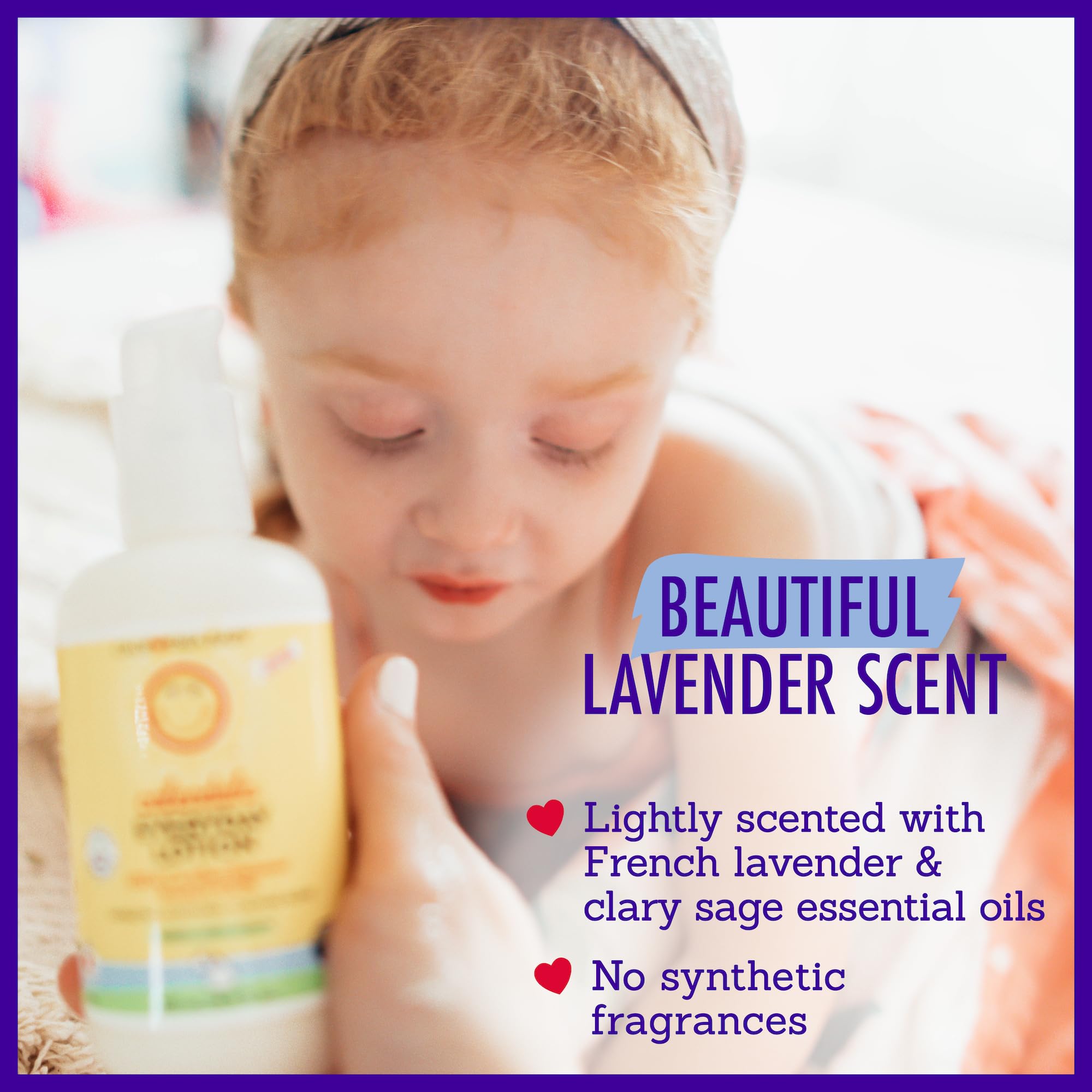 Gentle lotion suitable for kids and adults alike.