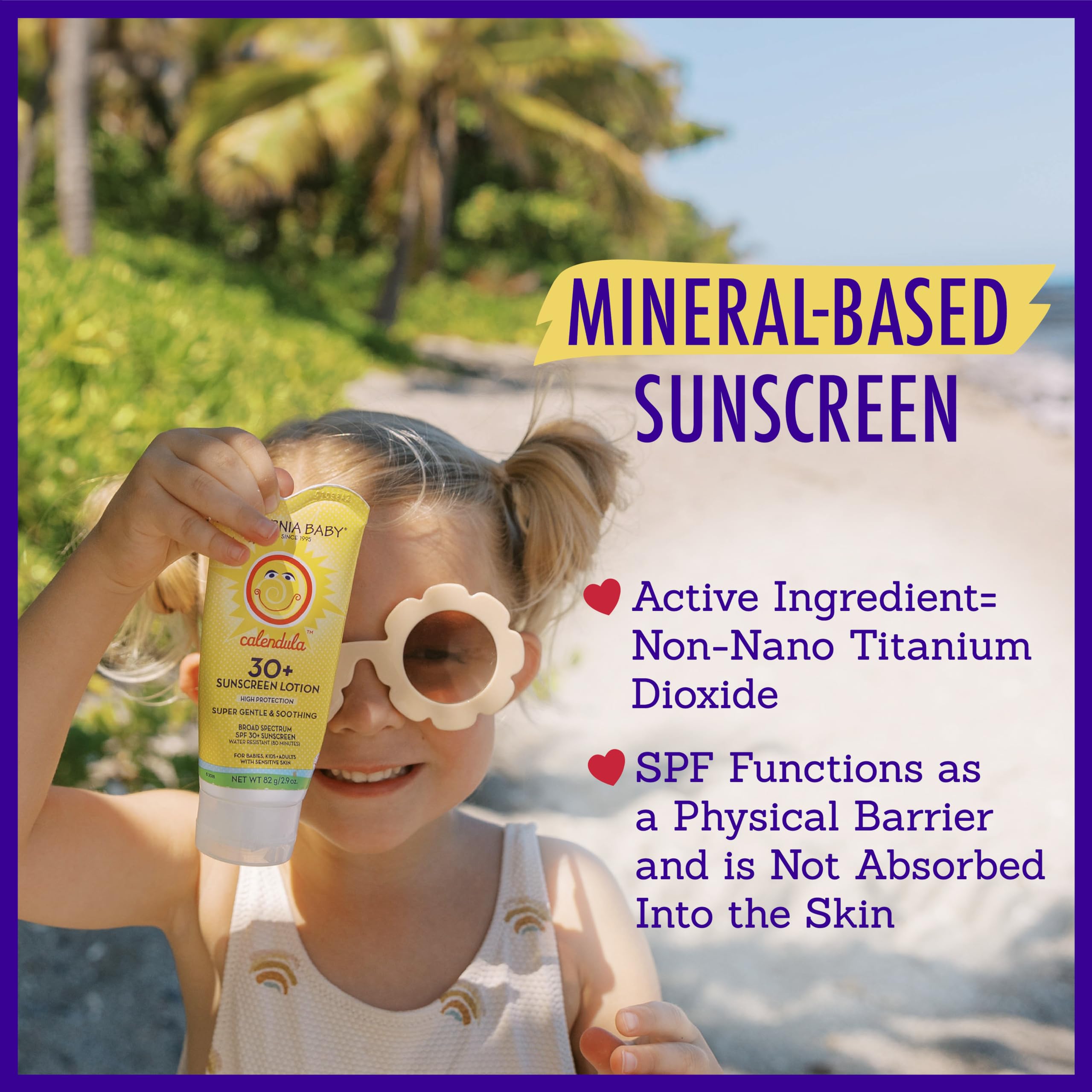 California Baby Calendula SPF30 travel size ideal for on-the-go protection