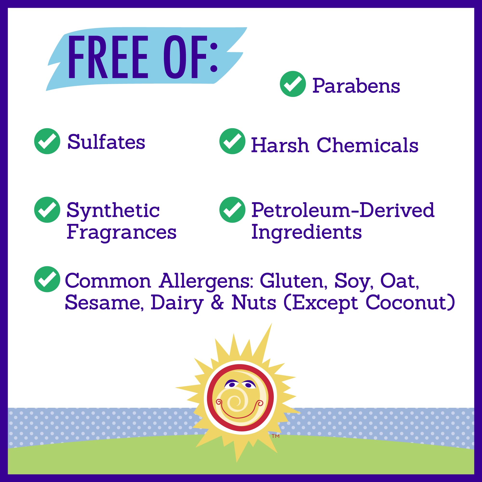 California Baby hypoallergenic formula; free from gluten, dairy, peanuts, and nuts