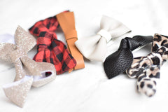California Tot Carol buffalo plaid clip adds festive style to holiday looks